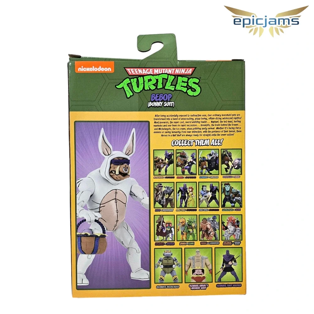 NECA Loot Crate TMNT Bunny Suit Bebop & Rocksteady Action Figures New